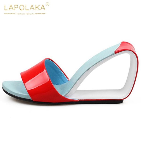 dress shoes lapolaka runway show strange fretwork heels slip on summer sandal mules pumps brand design genuine leather party woman, Black
dress shoes lapolaka runway show strange fretwork heels slip on summer sandal mules pumps brand design genuine leather party woman, Black