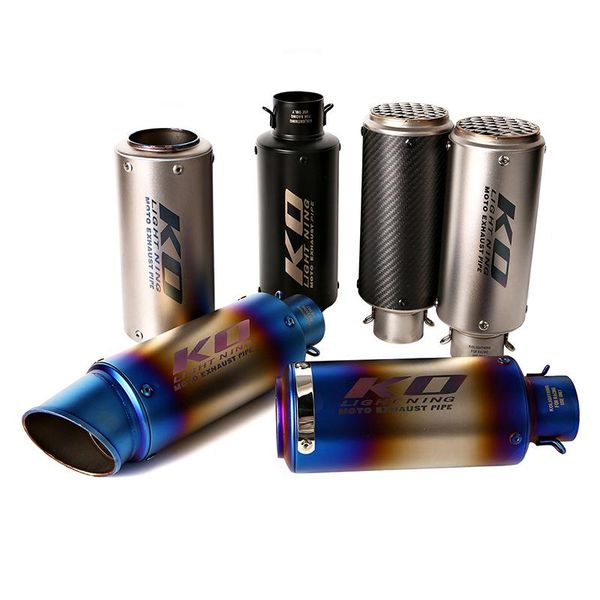 motorcycle exhaust system 51mm universal escape tips muffler vent pipe stainless steel carbon fiber for atv dirt bike scooter
motorcycle exhaust system 51mm universal escape tips muffler vent pipe stainless steel carbon fiber for atv dirt bike scooter