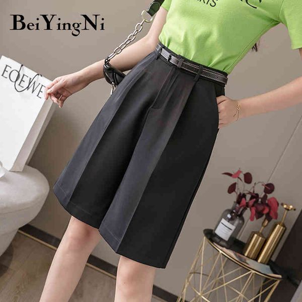 beiyingni suit female solid color belted vintage classic korean style blazer shorts women bottom loose plus size 210304, White;black
beiyingni suit female solid color belted vintage classic korean style blazer shorts women bottom loose plus size 210304, White;black