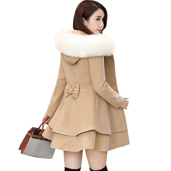 women's jackets autumn winter long woolen coat women fashion plus size solid double-breasted big fur collar wool jacket ladies 3xl, Black;brown
women's jackets autumn winter long woolen coat women fashion plus size solid double-breasted big fur collar wool jacket ladies 3xl, Black;brown