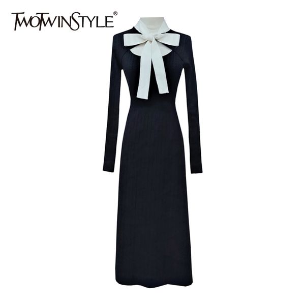 slim black knitted dress for women o neck long sleeve high waist lace up bowknot elegant dresses female fashion 210520, Black;gray
slim black knitted dress for women o neck long sleeve high waist lace up bowknot elegant dresses female fashion 210520, Black;gray