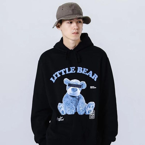 men's hoodies & sweatshirts high street harajuku sweatshirt men blindfolded toy bear printing hooded casual autumn pullover oversize co, Black
men's hoodies & sweatshirts high street harajuku sweatshirt men blindfolded toy bear printing hooded casual autumn pullover oversize co, Black