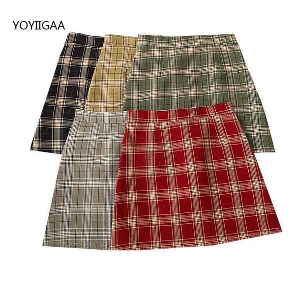 skirts lady sweet women plaid skirt high waist a-line women's casual summer female mini short, Black
skirts lady sweet women plaid skirt high waist a-line women's casual summer female mini short, Black