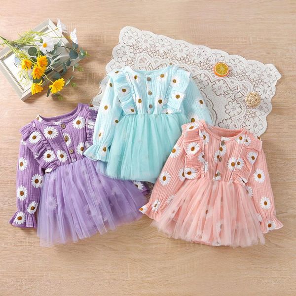girl's dresses born baby girls romper dress 3 colors 0-24m sunflowers printed ruffles long sleeve lace patchwork jumpsuits, Red;yellow
girl's dresses born baby girls romper dress 3 colors 0-24m sunflowers printed ruffles long sleeve lace patchwork jumpsuits, Red;yellow