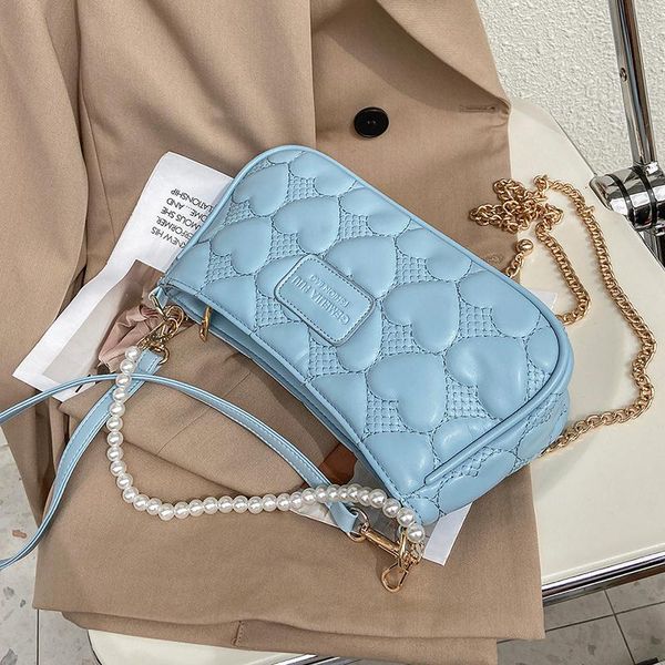 niche design bag fashion chain messenger pearl portable shoulder square underarm dual-use width: 26cm bags
niche design bag fashion chain messenger pearl portable shoulder square underarm dual-use width: 26cm bags