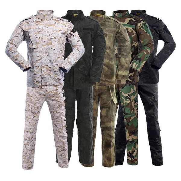 men's tracksuits second generation camouflage military uniform suit outdoor sports breathable special army, Gray
men's tracksuits second generation camouflage military uniform suit outdoor sports breathable special army, Gray