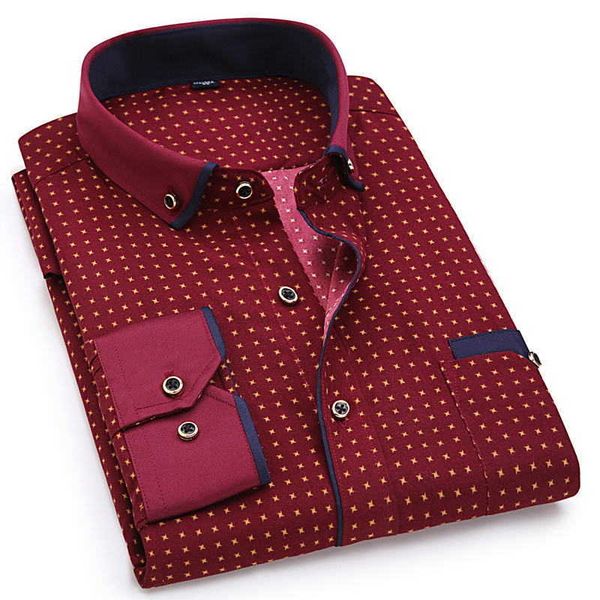 men fashion casual long sleeved printed shirt slim fit male social business dress shirt brand clothing soft comfortable 210809, White;black
men fashion casual long sleeved printed shirt slim fit male social business dress shirt brand clothing soft comfortable 210809, White;black