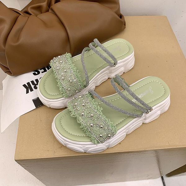 slippers women 2021 summer net red outdoor beach platform thick sole roman sandals female fashion casual slides, Black
slippers women 2021 summer net red outdoor beach platform thick sole roman sandals female fashion casual slides, Black