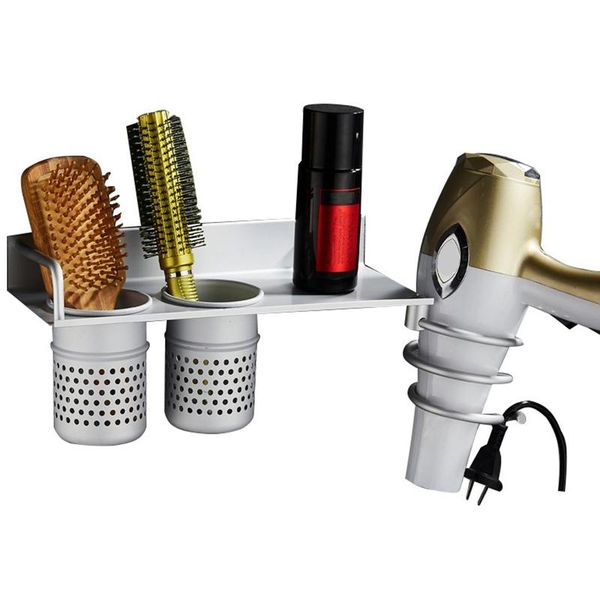 bathroom wall mount hanging storage rack with 360 degree rotation towel holder hair dryer toothpaste sundries organizer shelves
bathroom wall mount hanging storage rack with 360 degree rotation towel holder hair dryer toothpaste sundries organizer shelves