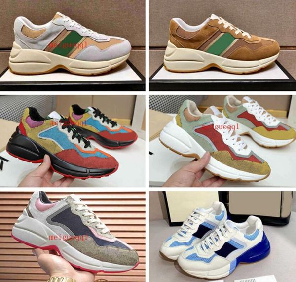 2021 designer rhyton sneakers shoe men women trainers vintage luxury chaussures ladies sport casual shoes designers runner sneaker with box, Black
2021 designer rhyton sneakers shoe men women trainers vintage luxury chaussures ladies sport casual shoes designers runner sneaker with box, Black