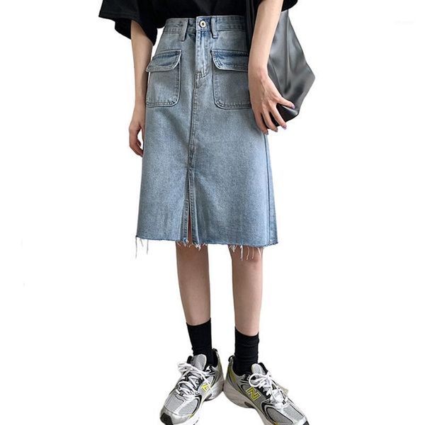 skirts half-length skirt high waist slimming mid-length denim ladies spring and summer all-match slim fit fringed split, Black
skirts half-length skirt high waist slimming mid-length denim ladies spring and summer all-match slim fit fringed split, Black