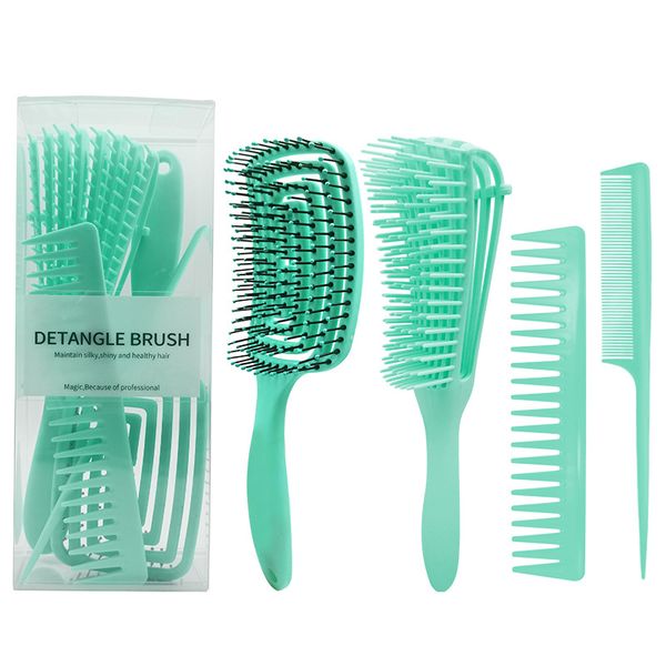 detangling hair hrush hair comb set detangler hairbrush for curly hair barber accessories care styling tools, Silver
detangling hair hrush hair comb set detangler hairbrush for curly hair barber accessories care styling tools, Silver