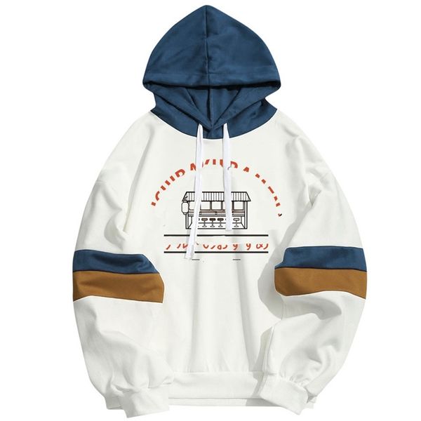 295 100% cotton pullover hoodies women men long sleeve fleece warm harajuku anime loose splicing sweatshirt autumn winter 220114, Black
295 100% cotton pullover hoodies women men long sleeve fleece warm harajuku anime loose splicing sweatshirt autumn winter 220114, Black