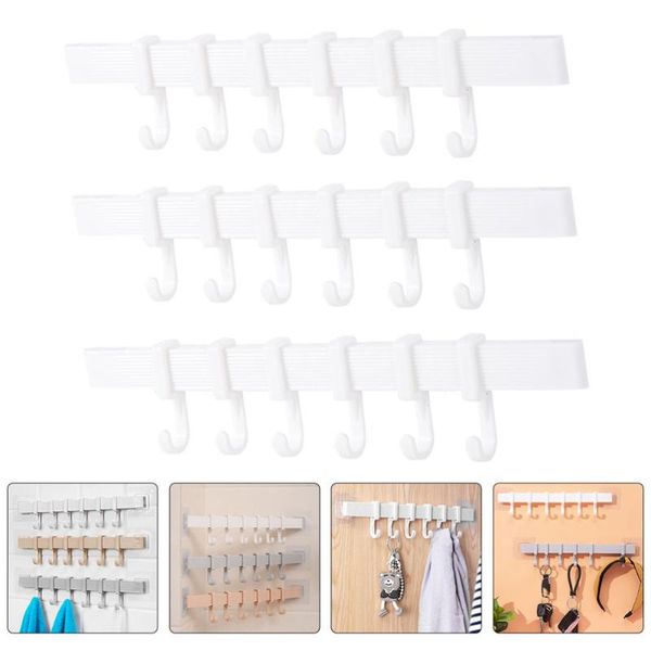 3pcs kitchen bathroom towel rack wall adhesive hook with 6 hanging hooks & rails
3pcs kitchen bathroom towel rack wall adhesive hook with 6 hanging hooks & rails