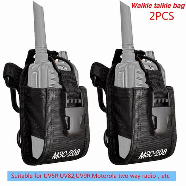 walkie talkie 2pcs msc-20b nylon pouch bag carry case for baofeng uv5r uv82 bf888s uv-9r plus tyt mototrola ham two way radio
walkie talkie 2pcs msc-20b nylon pouch bag carry case for baofeng uv5r uv82 bf888s uv-9r plus tyt mototrola ham two way radio