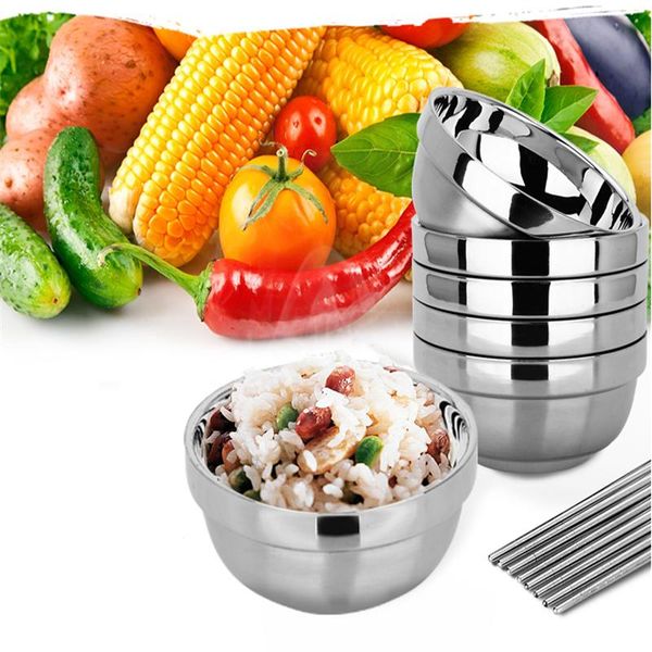 bowls eco-friendly double layer anti-rust 304 stainless steel classic bowl thermal insulation kitchen flatware dia 12/13/14/16/18cm
bowls eco-friendly double layer anti-rust 304 stainless steel classic bowl thermal insulation kitchen flatware dia 12/13/14/16/18cm