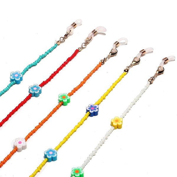 fashion colorful polymer clay flower glasses chain trendy beads sunglasses lanyards eyewear cord holder neck strap
fashion colorful polymer clay flower glasses chain trendy beads sunglasses lanyards eyewear cord holder neck strap