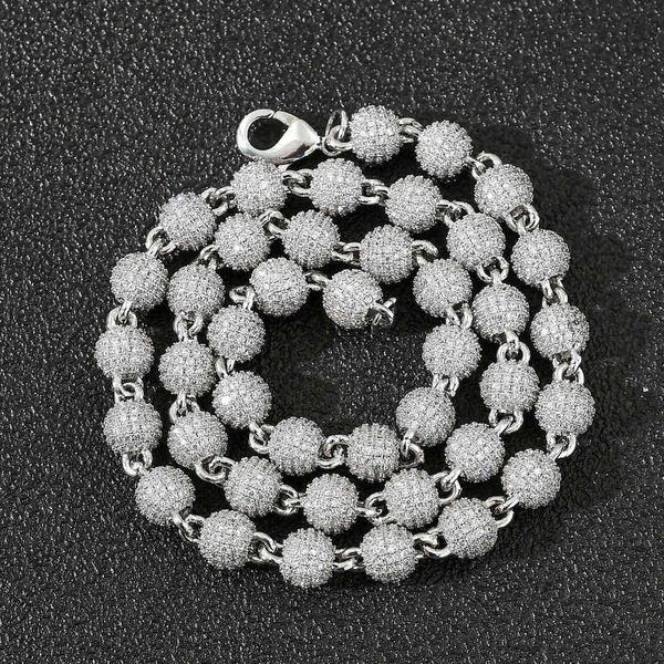 fashion europe america style necklace jewelry 8mm round bead neck chain clavicle full of zircon men's and women's personalized hip, Black
fashion europe america style necklace jewelry 8mm round bead neck chain clavicle full of zircon men's and women's personalized hip, Black