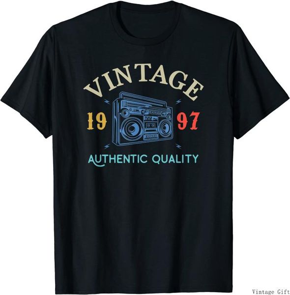 men's t-shirts 24 years old 1997 vintage 24th birthday anniversary gift t-shirt, White;black
men's t-shirts 24 years old 1997 vintage 24th birthday anniversary gift t-shirt, White;black