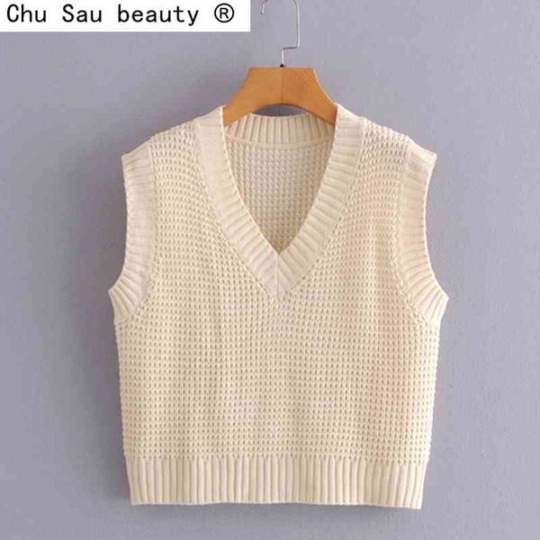 spring autumn fashion women v-neck loose sleeveless pullover knitted sweaters vest chaleco punto mujer 210514, Black;white
spring autumn fashion women v-neck loose sleeveless pullover knitted sweaters vest chaleco punto mujer 210514, Black;white