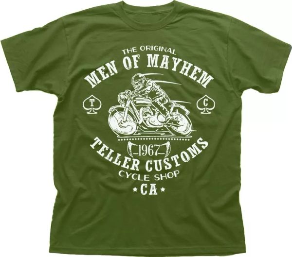 Original SAMCRO MEN OF MAYHEM TELLER CUSTOMS Motorcycle Harley t-shirt 9621, White;black
Original SAMCRO MEN OF MAYHEM TELLER CUSTOMS Motorcycle Harley t-shirt 9621, White;black