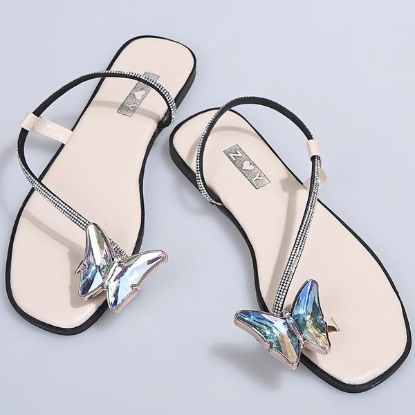 sandals fashionable and elegant ladies light women's summer slippers crystal butterfly open toe breathable slippers#, Black
sandals fashionable and elegant ladies light women's summer slippers crystal butterfly open toe breathable slippers#, Black