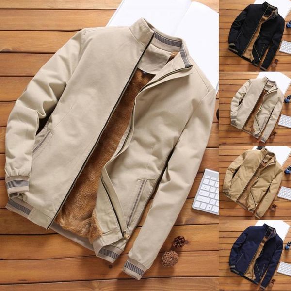 men's jackets jacket stylish stand collar long sleeve fleece men casual thick for party, Black;brown
men's jackets jacket stylish stand collar long sleeve fleece men casual thick for party, Black;brown