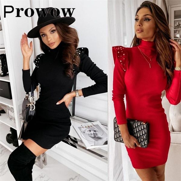 casual dresses prowow spring autumn women fashion slim solid long sleeve short dress female streetwear beading turtleneck, Black;gray
casual dresses prowow spring autumn women fashion slim solid long sleeve short dress female streetwear beading turtleneck, Black;gray
