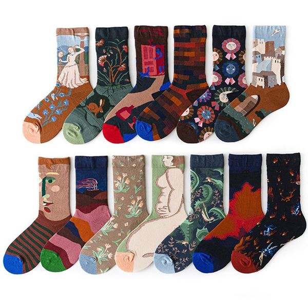 men's socks women long sock cartoon print creative fashion personalized novelty men winter warm comfortable cotton, Black
men's socks women long sock cartoon print creative fashion personalized novelty men winter warm comfortable cotton, Black