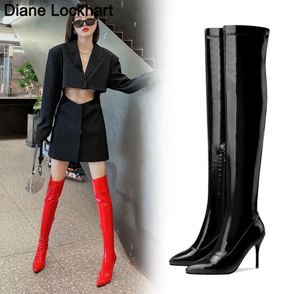 boots stiletto high heels over the knee women fetish party thigh ladies spring autumn long boot shoes cuissardes, Black
boots stiletto high heels over the knee women fetish party thigh ladies spring autumn long boot shoes cuissardes, Black