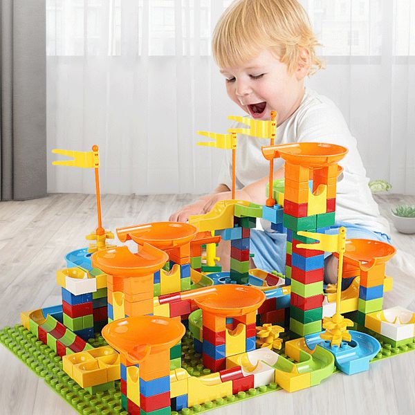 85-300pcs marble race run diy big block building blocks compatible city funnel slide educational assembly toys for children
85-300pcs marble race run diy big block building blocks compatible city funnel slide educational assembly toys for children