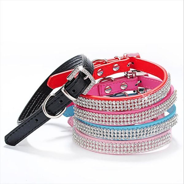 dog collars & leashes diamond collar necklace bling pu leather glisten shine fashion crystal rhinestone pet set drill adjustable xs-l
dog collars & leashes diamond collar necklace bling pu leather glisten shine fashion crystal rhinestone pet set drill adjustable xs-l