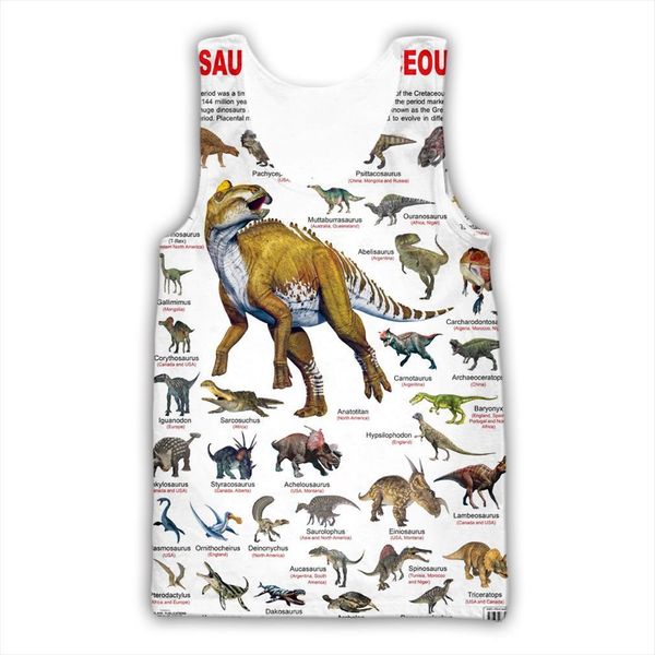 fashion tank men dinosaur 3d print vest retro style summer streetwear casual sleeveless hy587, White;black
fashion tank men dinosaur 3d print vest retro style summer streetwear casual sleeveless hy587, White;black