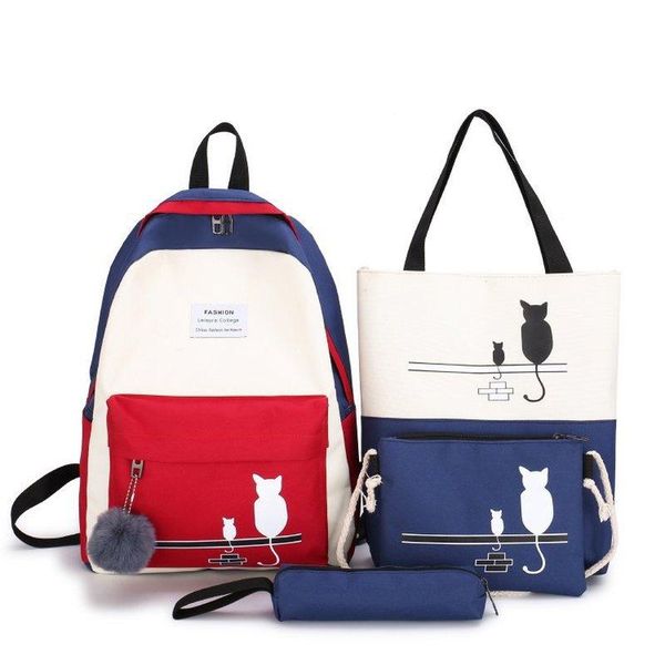backpack canvas 4 pcs/set women school backpacks schoolbag for teenagers man student book bag boys satchel cartoon cute
backpack canvas 4 pcs/set women school backpacks schoolbag for teenagers man student book bag boys satchel cartoon cute