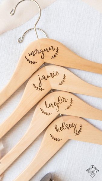 hangers & racks personalized bridesmaid hanger - laser engraved wood bride wedding bridal party gift
hangers & racks personalized bridesmaid hanger - laser engraved wood bride wedding bridal party gift