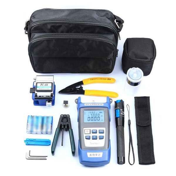 professional hand tool sets fiber optic ftth kit optical power meter cleaver wire stripper cold connection tools set with storage bag
professional hand tool sets fiber optic ftth kit optical power meter cleaver wire stripper cold connection tools set with storage bag