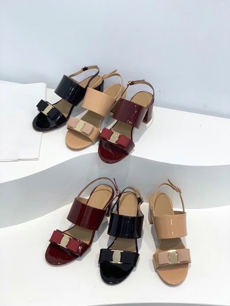 designer sandals designers heels sandal ladies one-strip classic ribbon 5.5cm thick shoulder strap cowhide patent leather size 34-40 heel wo, Black
designer sandals designers heels sandal ladies one-strip classic ribbon 5.5cm thick shoulder strap cowhide patent leather size 34-40 heel wo, Black