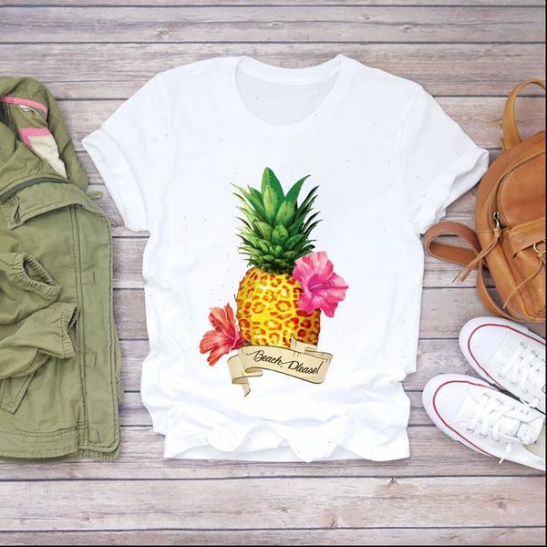 women t shirts beach flower floral print summer pineapple fruit camisa shirt ladies womens graphic female tee, White
women t shirts beach flower floral print summer pineapple fruit camisa shirt ladies womens graphic female tee, White