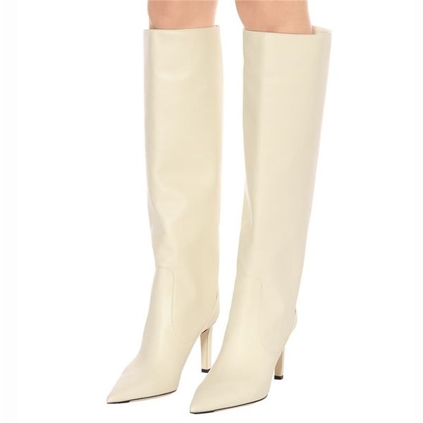 fashion pointed toe thin heel knee high boot lazy winter summer shoes brand faux leather long white 211105, Black
fashion pointed toe thin heel knee high boot lazy winter summer shoes brand faux leather long white 211105, Black