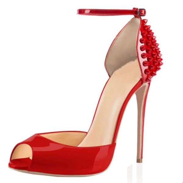 shoes,beautiful fashion women's shoes, lacquer fabric, rivet decoration, 12 cm high-heeled sandals, sandals. sandals, Black
shoes,beautiful fashion women's shoes, lacquer fabric, rivet decoration, 12 cm high-heeled sandals, sandals. sandals, Black