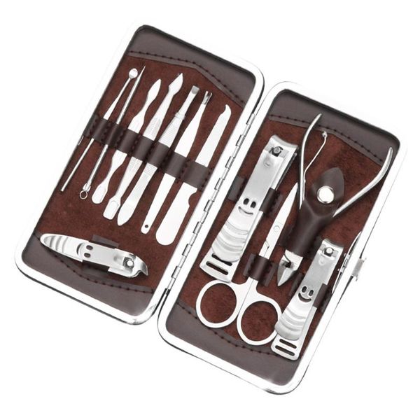 nail art kits 12 pcs/set manicure tools set nails clipper scissors tweezer knife sets stone pattern case for care 
nail art kits 12 pcs/set manicure tools set nails clipper scissors tweezer knife sets stone pattern case for care