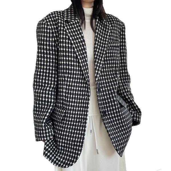 women's wool & blends winter jackets for women clothing 2021 casual long sleeve loose plaid black coat female
women's wool & blends winter jackets for women clothing 2021 casual long sleeve loose plaid black coat female