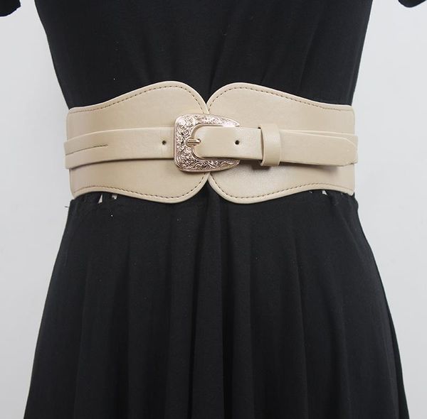 belts women's runway fashion elastic pu leather cummerbunds female dress coat corsets waistband decoration wide belt r3543, Black;brown
belts women's runway fashion elastic pu leather cummerbunds female dress coat corsets waistband decoration wide belt r3543, Black;brown