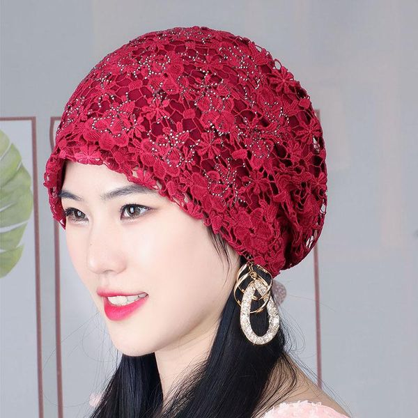 ethnic clothing breathable summer muslim turban hat women flower embroidery lace hijab bonnet ready to wear bandana cap head cover stretchy, Red
ethnic clothing breathable summer muslim turban hat women flower embroidery lace hijab bonnet ready to wear bandana cap head cover stretchy, Red