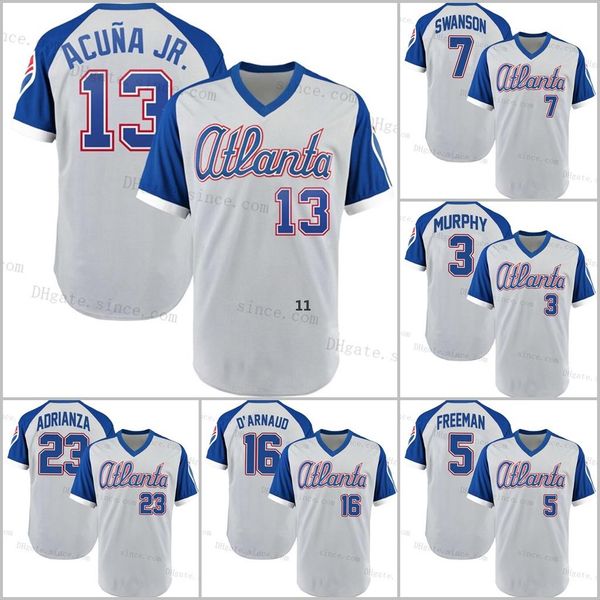 1979 braves jerseys custom atlanta 13 ronald acuna jr. acuña 5 freddie an 7 dansby swanson 1 ozzie albies dale murphy travis d'arnaud 2, Blue;black
1979 braves jerseys custom atlanta 13 ronald acuna jr. acuña 5 freddie an 7 dansby swanson 1 ozzie albies dale murphy travis d'arnaud 2, Blue;black