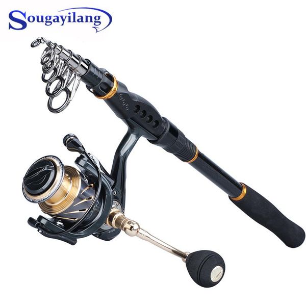 sougayilang 1.8- 3.6m fishing rod and 13+1bb reel combo portable spinning pole set with spare coil boat rods
sougayilang 1.8- 3.6m fishing rod and 13+1bb reel combo portable spinning pole set with spare coil boat rods