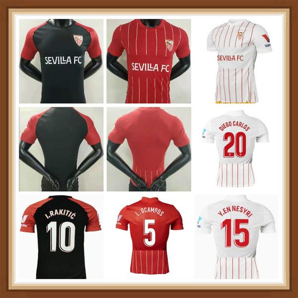 21 22 sevilla ocampos soccer jersey player version navas ever banega de jong el haddadi torres rakitic vazquez kounde football shirt kits, Black;yellow
21 22 sevilla ocampos soccer jersey player version navas ever banega de jong el haddadi torres rakitic vazquez kounde football shirt kits, Black;yellow