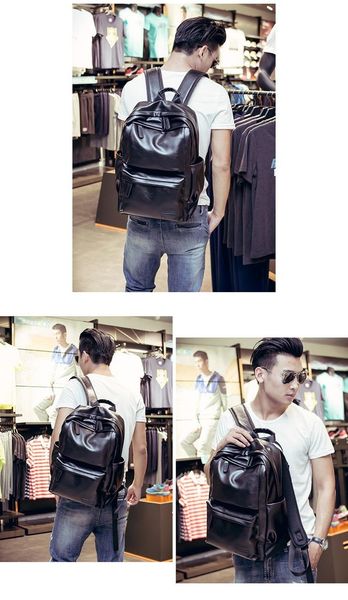 backpack outdoor korean simple pure color pu leather business travel large capacity
backpack outdoor korean simple pure color pu leather business travel large capacity