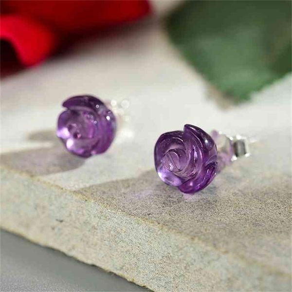lotus fun romantic natural quartz amethyst rose flower stud earrings real 925 sterling silver fine jewelry earrings for women-a, Golden;silver
lotus fun romantic natural quartz amethyst rose flower stud earrings real 925 sterling silver fine jewelry earrings for women-a, Golden;silver