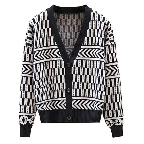 women's sweaters hlbcbg women's knitted or crocheted sweatshirt, autumn and winter sweater with v-neck, casual cyrs, White;black
women's sweaters hlbcbg women's knitted or crocheted sweatshirt, autumn and winter sweater with v-neck, casual cyrs, White;black